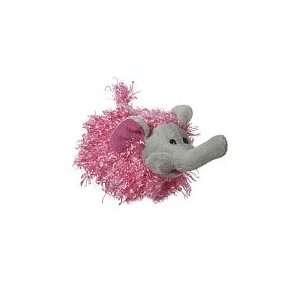   Curly Pet Plush Elephant 6in Dog Toy Assorted Colors