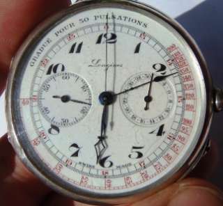   WWI German pilots award silver Longines chronograph watch&Iron Cross