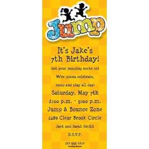  Jump Party Invitations 