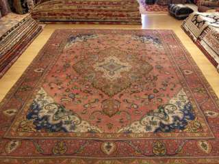 5x12 Handmade Carpet Antique Persian Tabriz Wool Rug  