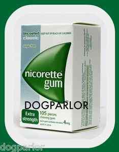 NICORETTE Nicotine Gum 4mg Classic 420 pieces 4 boxes Original  