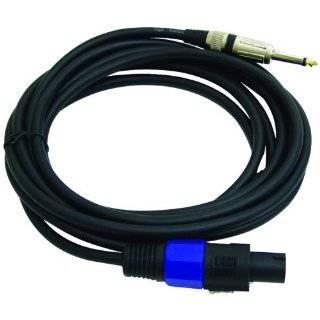 Pyle Pro PPSJ15 Professional Speaker Cable (12 Gauge, Speakon to 1/4 