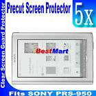 5x glossy screen guard protector for sony ebook reader dialy