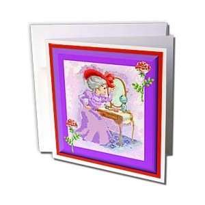  Red Hat Themes   Red Hat Primping   Greeting Cards 6 Greeting Cards 