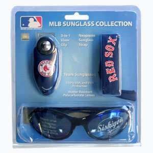  Boston Red Sox Sunglasses Tripack (glasses/clip/strap 