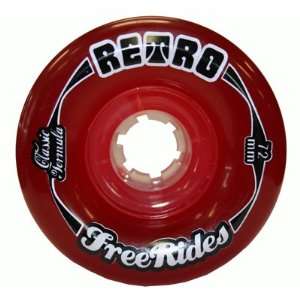    Classic Freerides 72mm 78a (set of 4) Longboard Skateboard Wheels