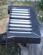 Above is our custom comb style heat exchangers thatcan be built to 