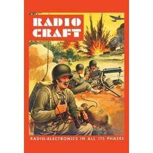  Vintage Art Radio Craft Ground Troops   07179 6