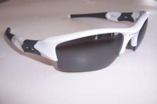 New Oakley Sunglasses FLAK JACKET XLJ WHITE BLACK LENS 03 917 