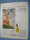 1946 Antique Eureka Vacuum Cleaner Products Color Ad  