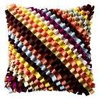 MISSONI for Target Square Throw Pillow Ribbon Multicolor Stripes 