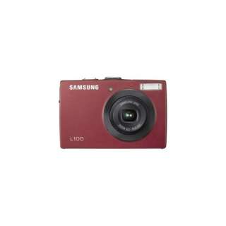  Samsung L100 8.2MP Digital Camera with 3x Optical Zoom (Red 