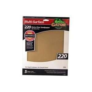  Ali #4443 5PK 9x11 220G Sandpaper