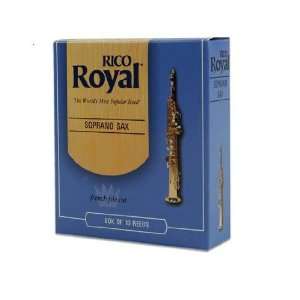  Rico Royal Soprano Sax Reeds 10 Count Box 