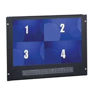  8U, 19 rackmount LCD surveillance monitor Electronics