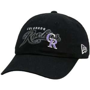    New Era Colorado Rockies Black Stitch Screen Hat