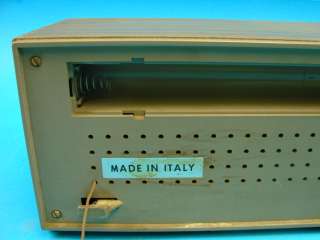   423T 423 T Machine Space Age Italian Table Top AM FM Vintage Radio Set