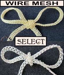 MESH CHAIN WOVEN WIRE for JEWELRY MAKING SCRAPBOOKING  