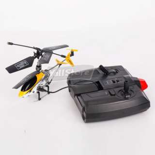   Infrared RC Helicopter Yellow 2.5CH Remote Control Metal Heli Toy