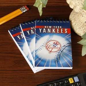 New York Yankees 3 Pack Team Memo Pads 