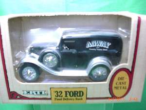 New Vintage ERTL 32 FORD PANEL DELIVERY BANK 125 Scale Die cast 1989 