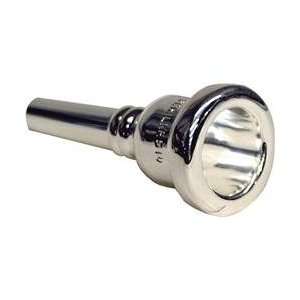   Shank Trombone Mouthpiece In Silver 51D Silver Musical Instruments