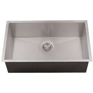   Stainless Steel 16 Gauge Single Bowl Kitchen Sink