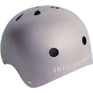    Industrial Silver Skateboard Helmet [Small]