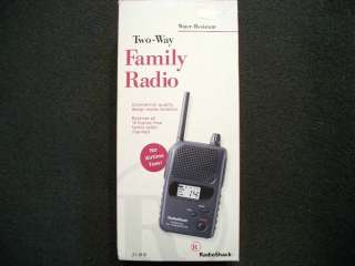 FRS Two Way Family Radio Commercial Quality Design, 14 FRS Channels 