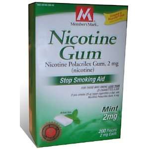   Gum   Compare to Nicorette Gum Active Ingredient   Nicotine Polacrilex