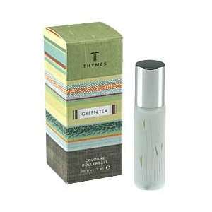  Thymes Green Tea Cologne Rollerball (0.2 oz) Beauty