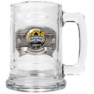  San Antonio Spurs 2007 NBA Champions Glass Stein Sports 