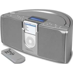  Portable Stereo System for iPods (Silver) 