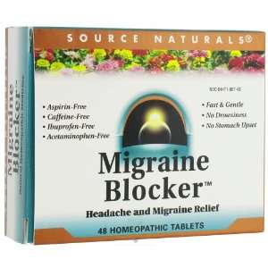  Migraine Blocker, Headache and Migraine Relief, 48 Tablets 
