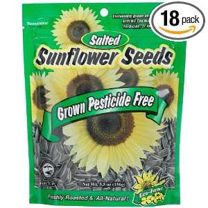 Eco Farms Salted Sunflower Seeds, Grown Pesticide Free, 5.5 Ounce 