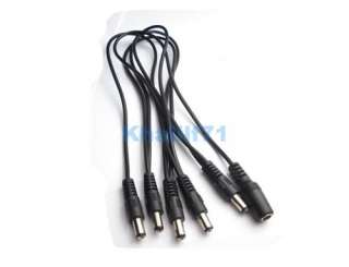   Effects Pedal Power Supply Cable Lead Splitter Daisy Chain 5 Way 6Ft