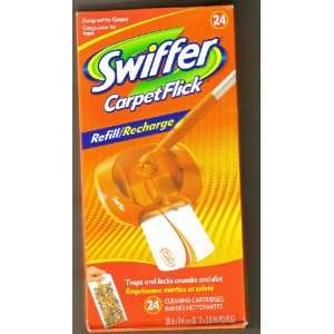  Swiffer CarpetFlick 24 Ct Refill Cleaning Cartridges