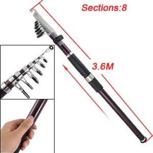   Sections Telescopic Fishing Rod Pole 