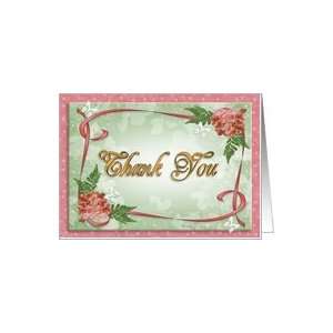  Thank you note card ribbons and azaleas Card Health 