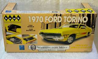 make ford model torino year 1970 paint color yellow material diecast 
