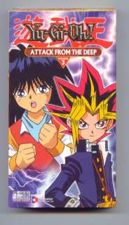 Yu Gi Oh ATTACK FROM THE DEEP, CHILDRENS VHS VIDEO  
