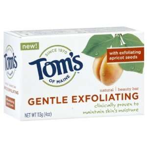 Toms of Maine Beauty Bar Soap, Natural, Gentle Exfoliating, 4 oz