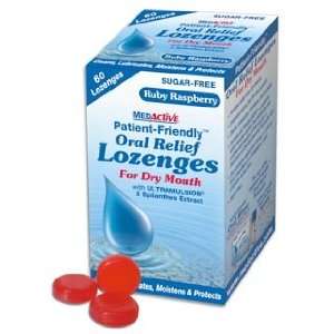  MedActive® Oral Relief Lozenges   Ruby Raspberry   120 