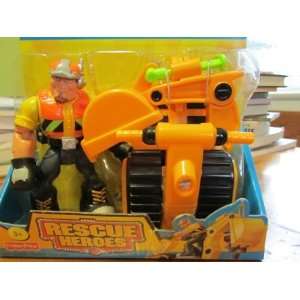   Heroes Mobile Force Rip Rockefeller with Mini Excavator Toys & Games