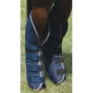  Trailering Boots   Set of 4 Navy/Tan