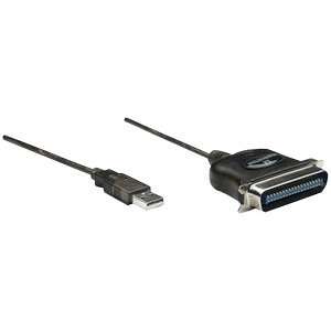  Manhattan 317474 USB to Parallel Printer Converter Cable 