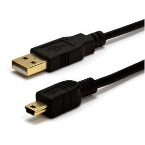  USB 2.0 Cable, Type A Male to Mini B USB Cable (6 Feet 