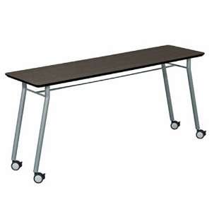  Mystic Utility Table with Casters 72 x 20 Cherry Top 
