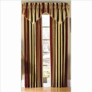   Stripe Drape and Valance Set in Ant Gold (4 Pieces)