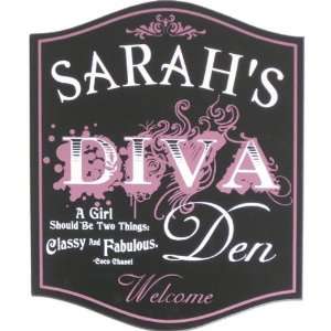  Personalized Diva Den Bar Pub Sign Grocery & Gourmet Food